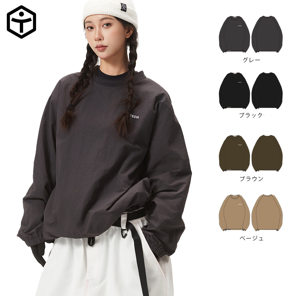 シャカシャカストリングプルオーバー