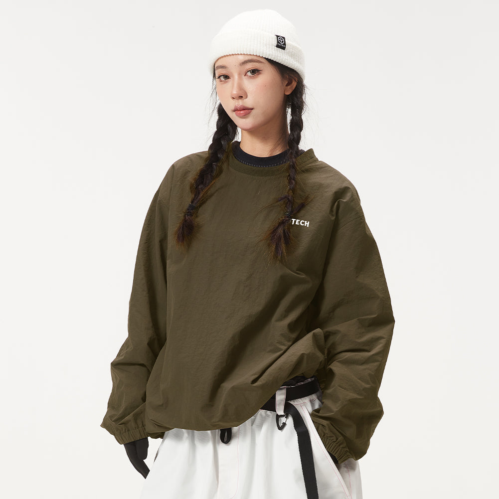 シャカシャカストリングプルオーバー
