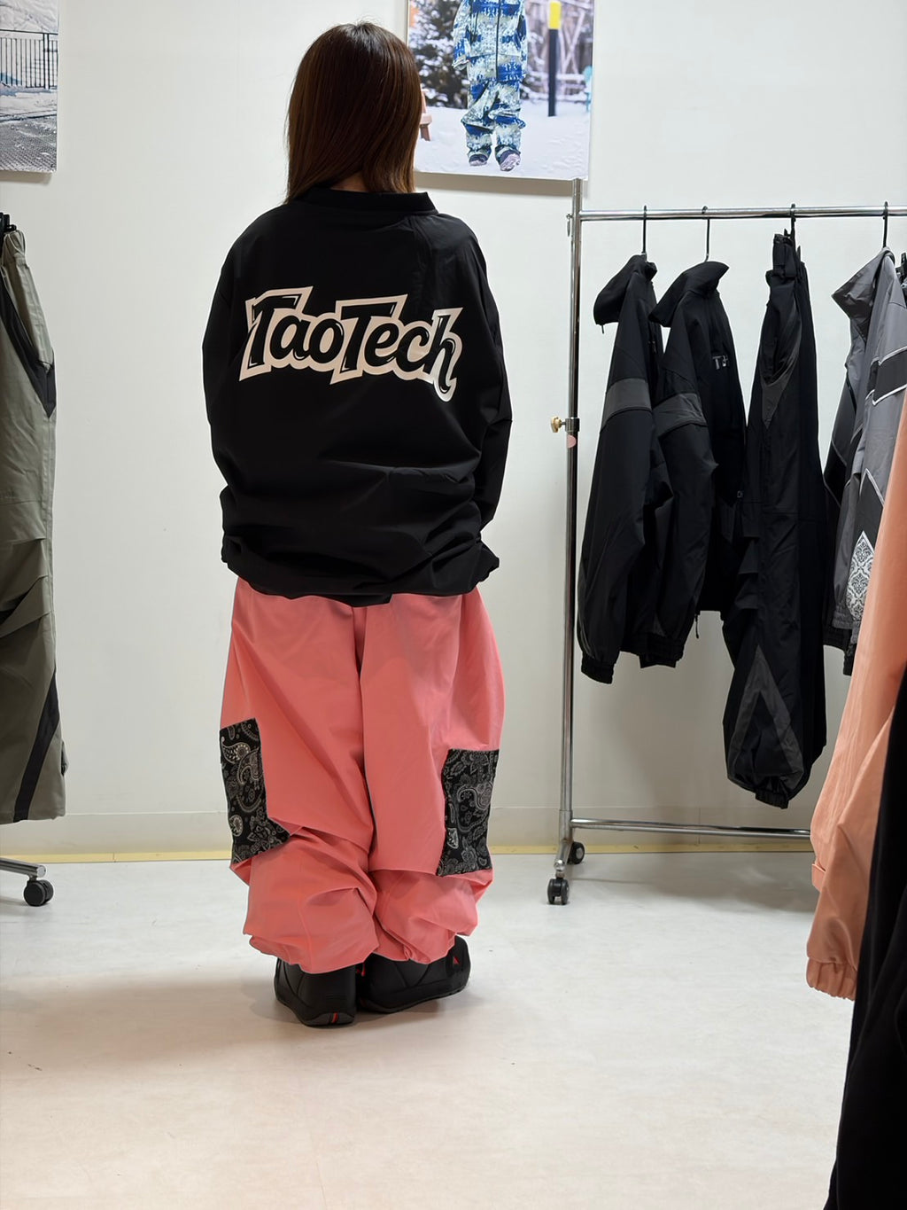 シャカシャカVネック　プルオーバー