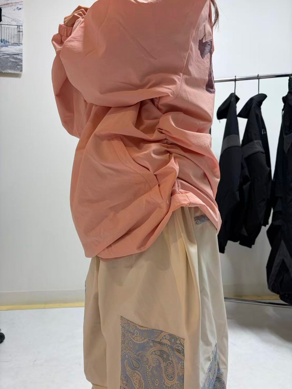 シャカシャカフーディー　ビッグロゴ
