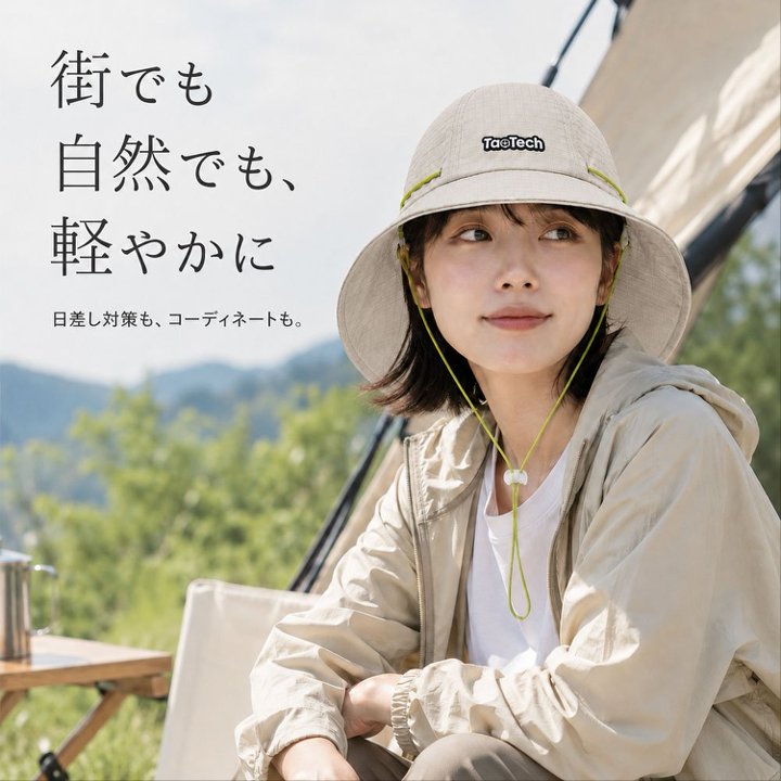 UVカット  アウトドアハット