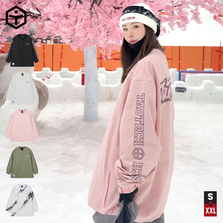 シャカシャカVネック　プルオーバー