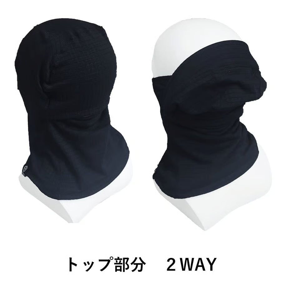 格子織バラクラバ　フル